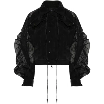 Shop Mugler Outerwears In Black