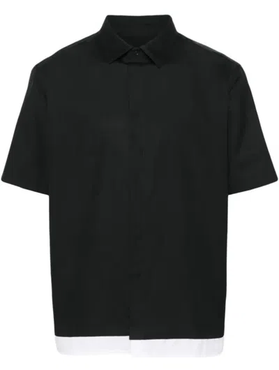 Shop Neil Barrett Shirts In Black