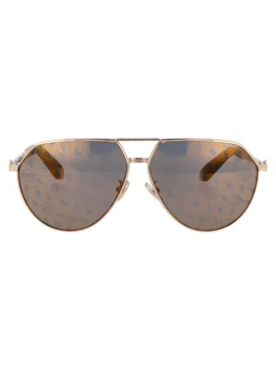 Shop Philipp Plein Sunglasses In 349l Rose Gold