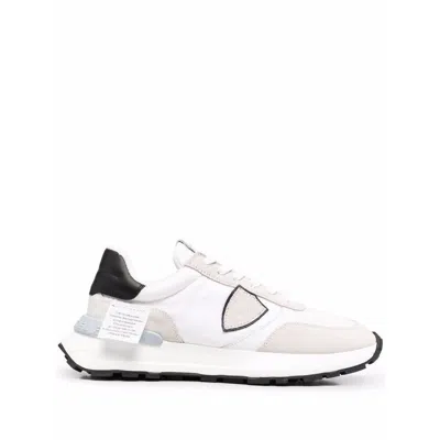 Shop Philippe Model Sneakers In White/grey