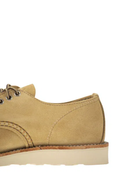 Shop Red Wing Shoes Shop Moc Hawthorne Abilene - Suede Derby In Honey