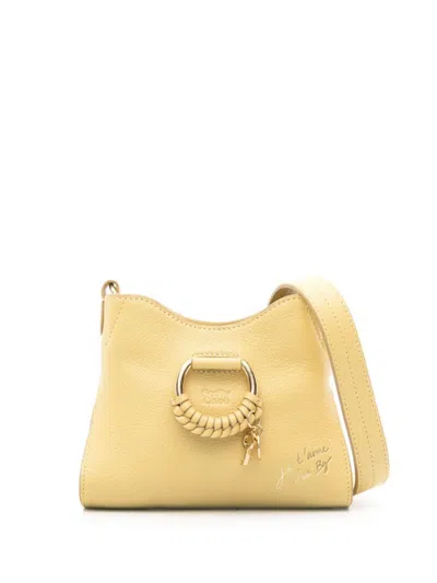 Shop See By Chloé Joan Leather Crossbody Bag In Yellow