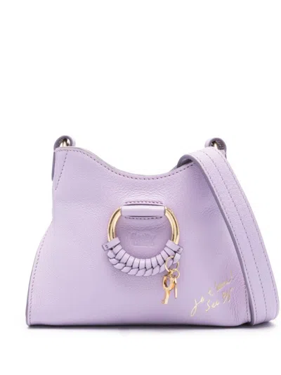 Shop See By Chloé Joan Leather Crossbody Bag In Lilac