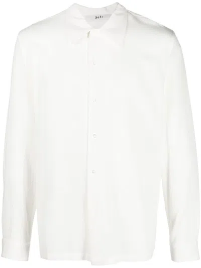 Shop Séfr Rampoua Shirt Clothing In Off White