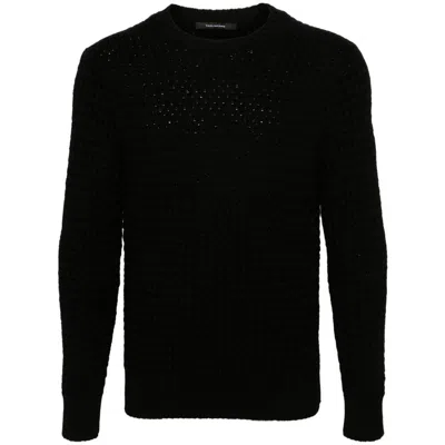 Shop Tagliatore Sweaters In Black