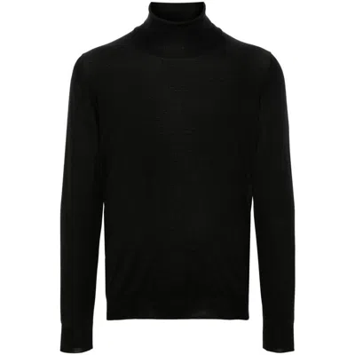 Shop Tagliatore Sweaters In Black