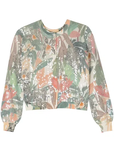 Shop Twinset St.jungle Allover Jacket Clothing In Multicolour