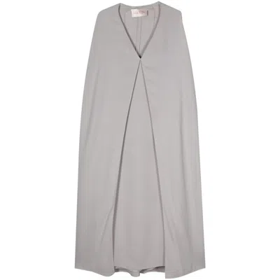 Shop Valentino Dresses In Grey