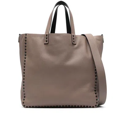 Shop Valentino Garavani Bum Bags In Brown/black