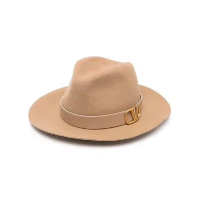 Shop Valentino Garavani Caps In Neutrals