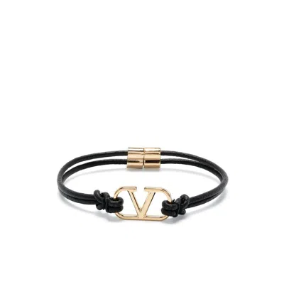 Shop Valentino Garavani Jewellery In Black/gold