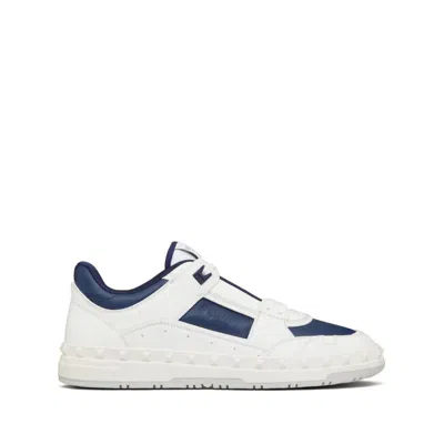Shop Valentino Garavani Shoes In White/blue