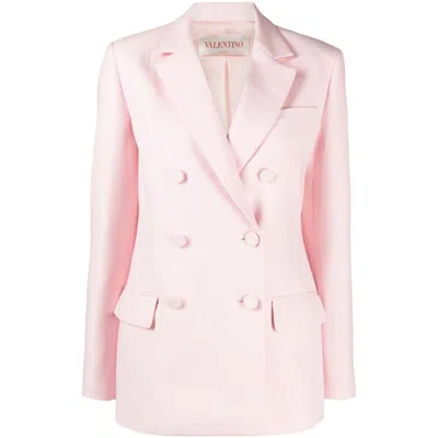 Shop Valentino Jackets In Pink