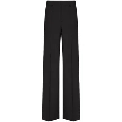 Shop Valentino Pants In Black
