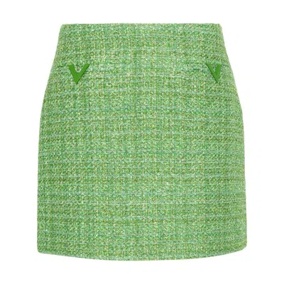 Shop Valentino Skirts In Green