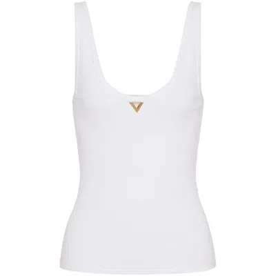 Shop Valentino Tops In White