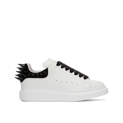 Shop Alexander Mcqueen Spike Oversized Sneakers In White