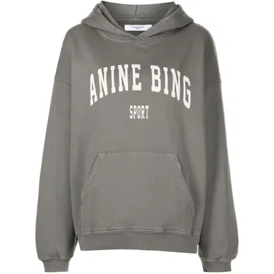 Shop Anine Bing Sweatshirts In Grey