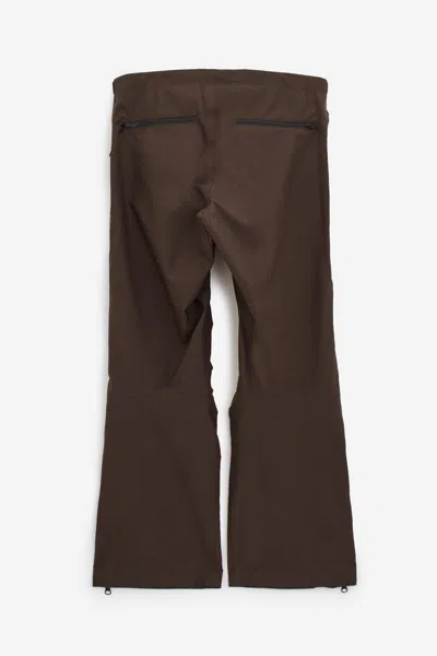 Gr10k Low Noise Straight Trousers In Brown