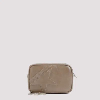 Shop Golden Goose Ash Calf Leather Mini Star Bag In Nude & Neutrals