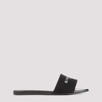 Shop Givenchy Black 4g Polyurethane Sandals