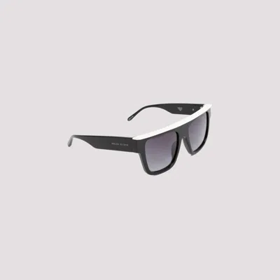 Shop Magda Butrym Black And White Sunglasses