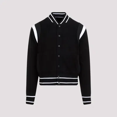 Shop Givenchy Black Bomber Cotton Jacket