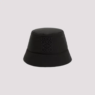 Shop Loewe Black Bucket Hat Puffer
