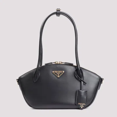Shop Prada Black Calf Leather Handbag
