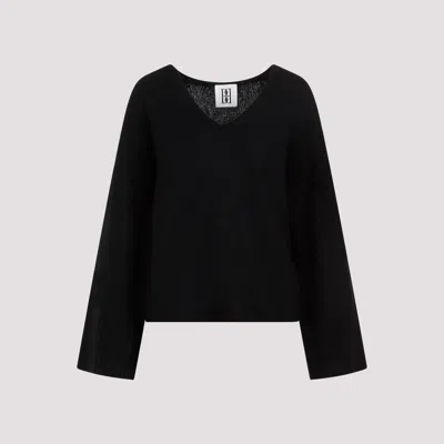 Shop By Malene Birger Black Cimone Wool Pullover