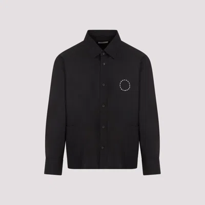 Shop Craig Green Black Cotton Circle Shirt