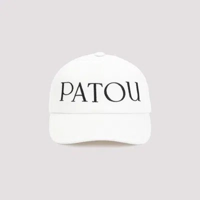 Shop Patou Black Cotton Logo Cap