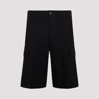 Shop Carhartt Black Cotton Regular Cargo Shorts