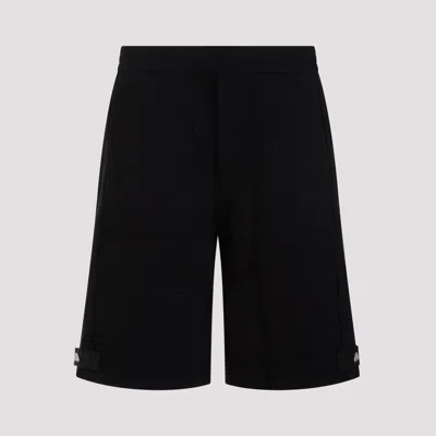 Shop Alexander Mcqueen Black Cotton Shorts