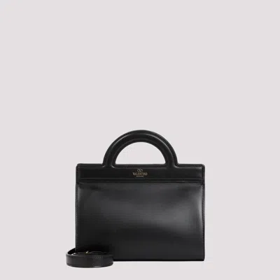 Shop Valentino Black Leather Mini Cross Body Bag