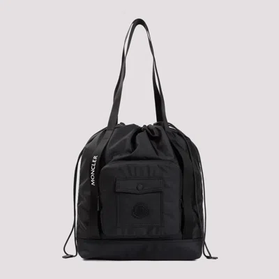 Shop Moncler Black Makaio Polyamide Tote Bag