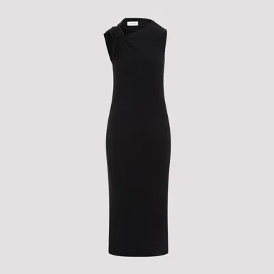 Shop Sportmax Black Nuble Jersey Dress