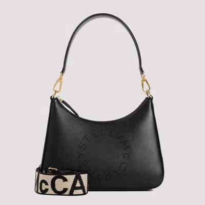 Shop Stella Mccartney Black Polyurethane Shoulder Bag