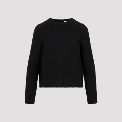 Shop Bottega Veneta Black Viscose Sweater
