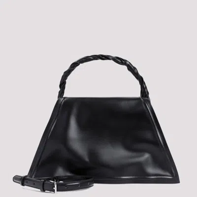 Shop Y/project Black Wire Cow Leather Handbag