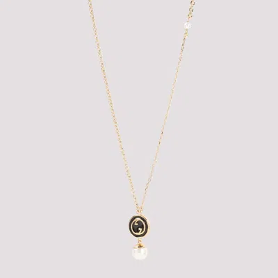 Shop Gucci Blondie Pendant Necklace In Metallic