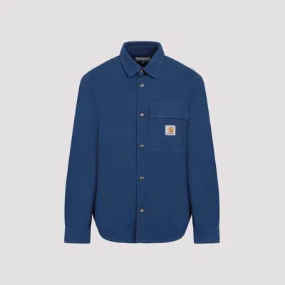 Shop Carhartt Blue Hayworth Cotton Shirt