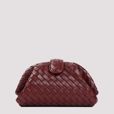 Shop Bottega Veneta Brown Lauren Calf Leather Handbag