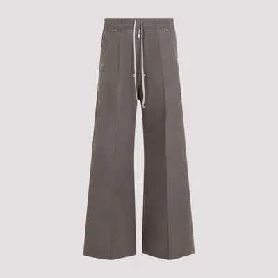 Shop Rick Owens Brown Wide Bela Polyester Pants In White