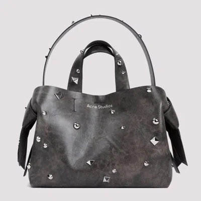 Shop Acne Studios Dark Brown Calf Leather Bag