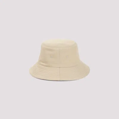 Shop Burberry Flax Beige Bucket Hat In Nude & Neutrals