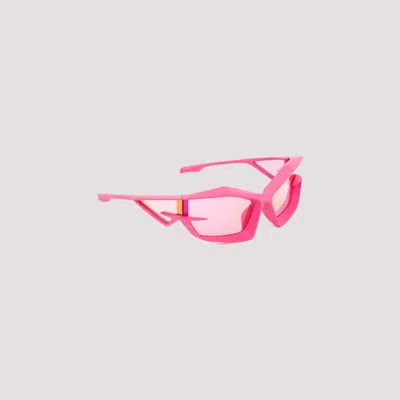 Shop Givenchy Fuchsia Giv Cut Sunglasses In Pink & Purple