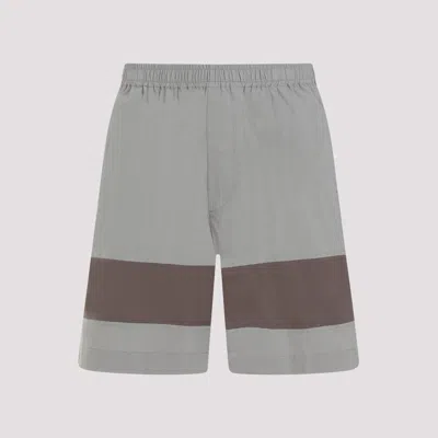 Shop Craig Green Grey Barrel Cotton Shorts