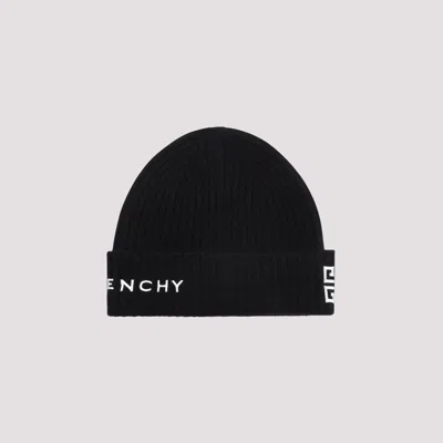Shop Givenchy Ivory 4g Beanie In Black