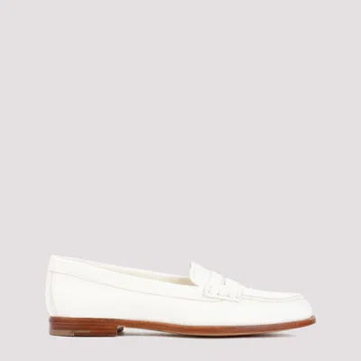 Shop Church's Ivory Kara 2 Deer Leather Loafers In Nude & Neutrals